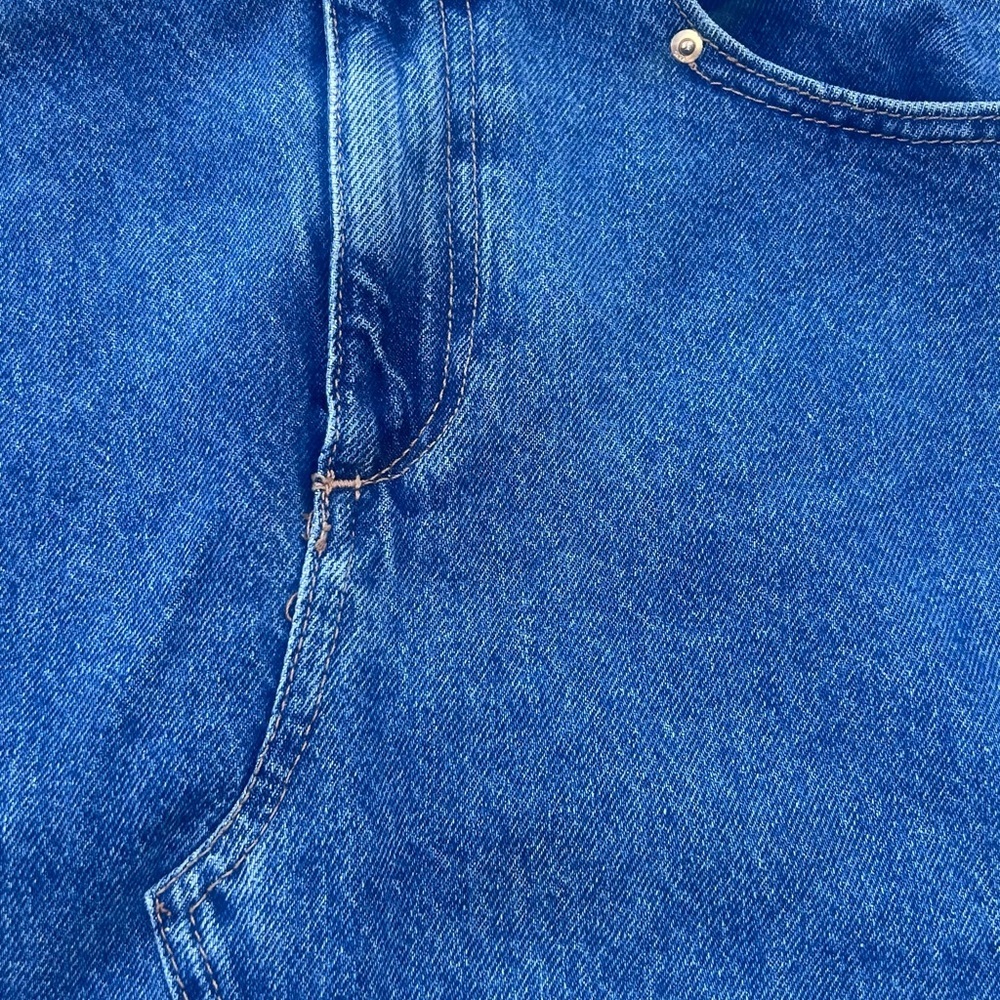 Zara Blue Denim Maxi Skirt - Picture 4 of 10